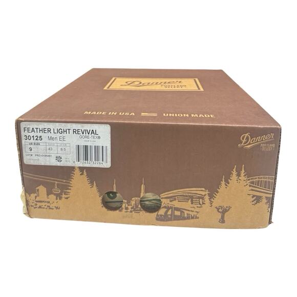 Danner 30125 Feather Light Revival Tan Leather Shoe 9 Outdoor Gorpcore Hunting - Picture 2 of 16